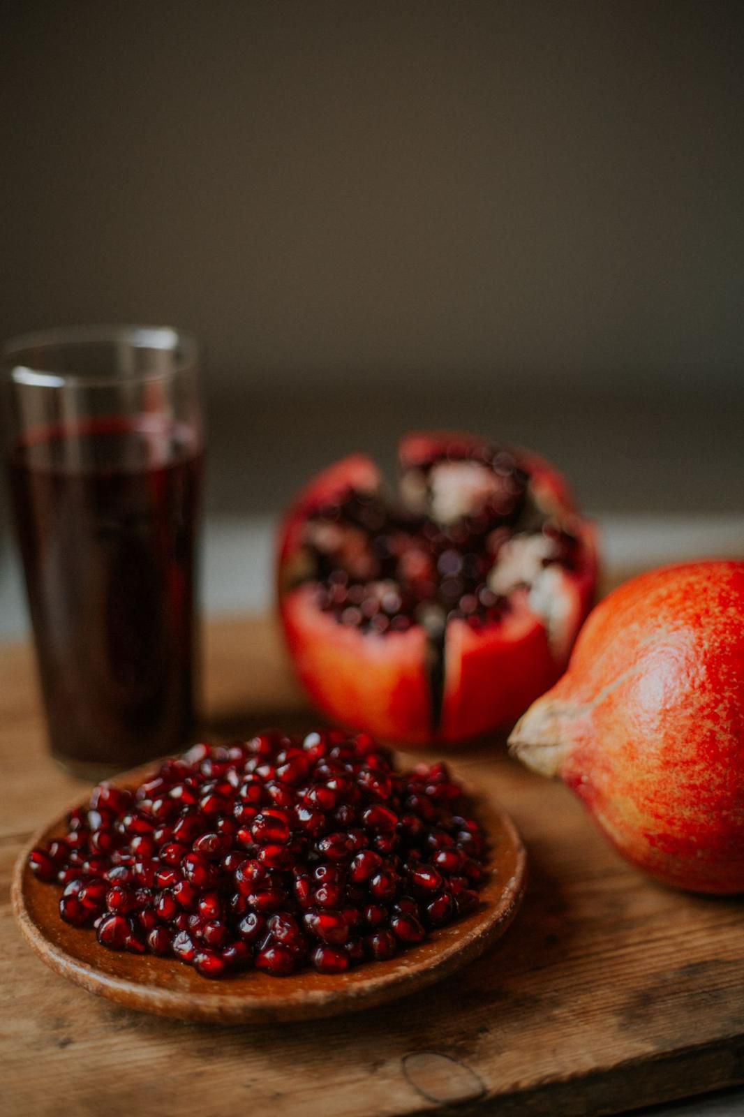 zumos de granada saludables